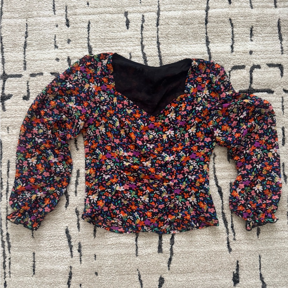 Floral Women's Top - Multicolor